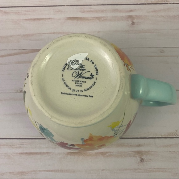 Pioneer Woman Collection Willow Large Coffee Tea Soup Cup Stoneware Mug 27oz - Picture 3 of 6
